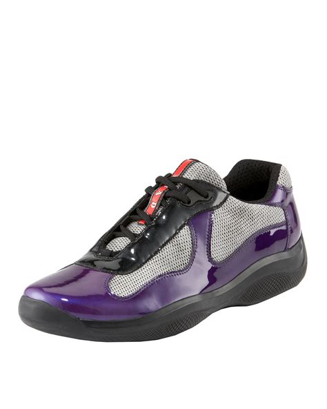 purple Prada shoes